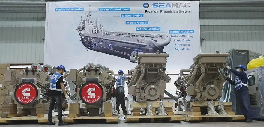 SeaMac Propulsion System Powered by CCEC Cummins